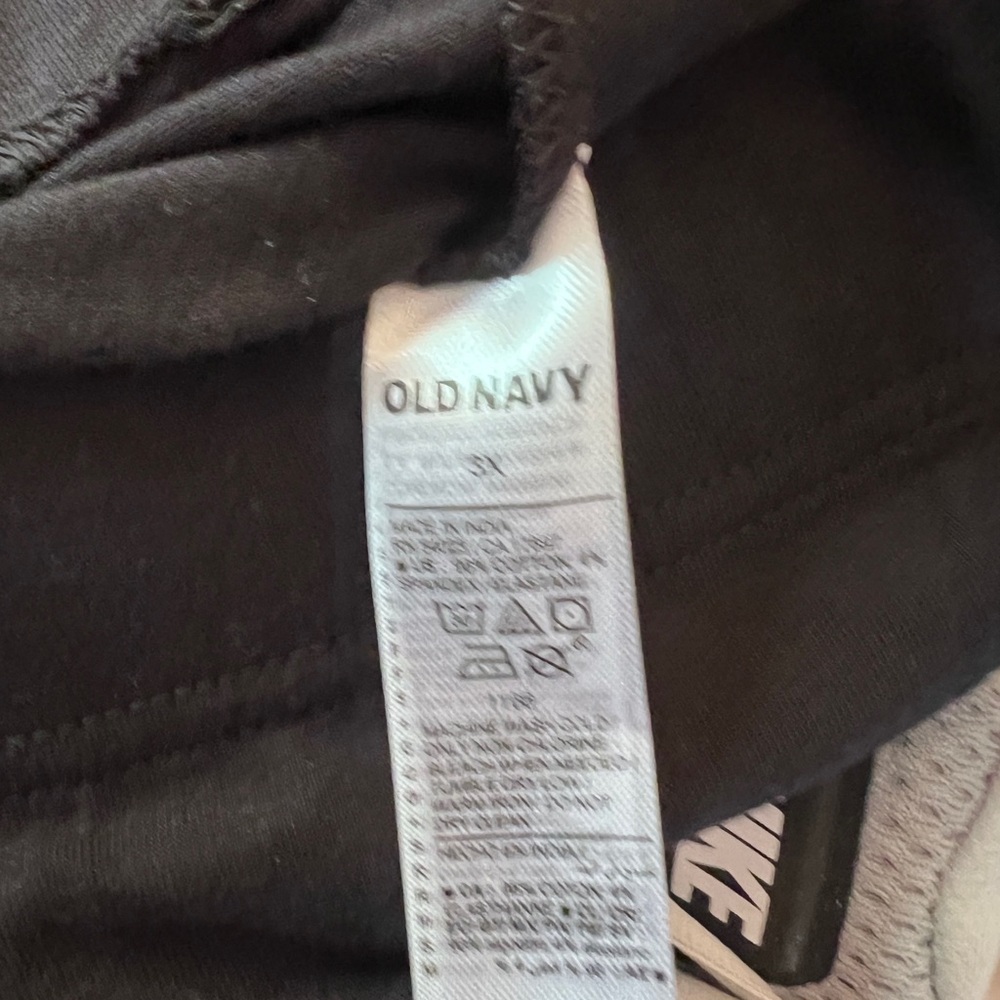 Old Navy Black, Knit, Wide-leg, Cropped pants. Women’s Plus Size 3X NWT - Picture 2 of 5